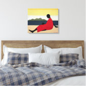 Moeder en kind 1991 canvas afdruk (Insitu (Slaapkamer))