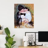 Moeder en kind beroemd schilderij poster (Thuiskantoor)