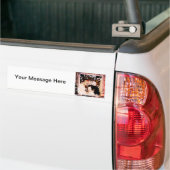 Moeder en kind door Gustav Klimt Collage Bumpersticker (Op Truck)