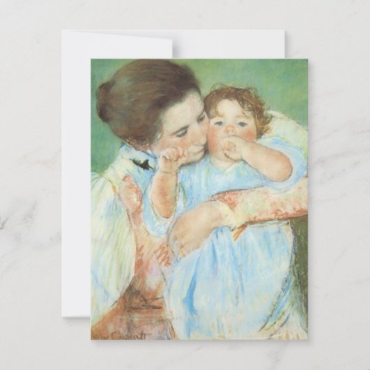 Moeder en kind door Mary Cassatt,  Kunst (Voorkant)