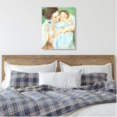 Moeder en kind door Mary Cassatt,  Kunst Canvas Afdruk (Insitu (Slaapkamer))