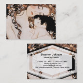 Moeder en kind Gustav Klimt Visitekaartje (Voorkant / Achterkant)