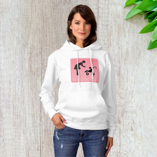 Moeder en kind icoon hoodie