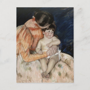 Moeder en kind, jaren 1890 briefkaart