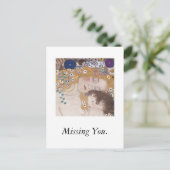 Moeder en kind, je missen. briefkaart (Staand voorkant)