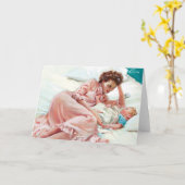 Moeder en kind kaart (Gele Bloem)