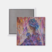 Moeder en kind Magnet Magneet (Voorkant / Achterkant)