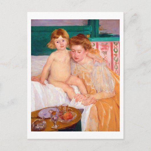 Moeder en kind, Mary Cassatt Briefkaart (Voorkant)