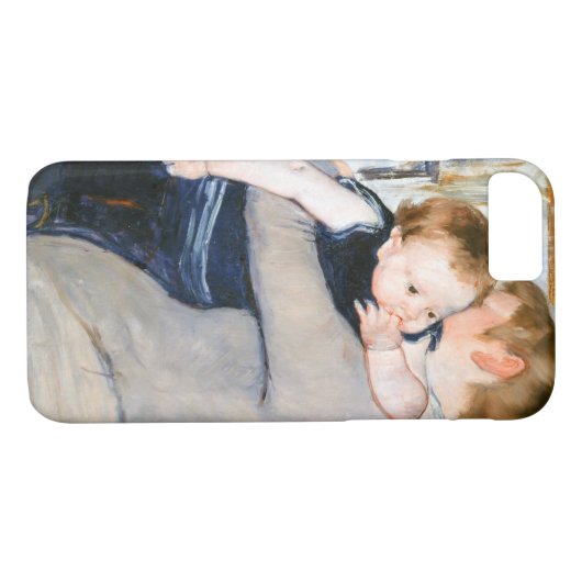 Moeder en kind, Mary Cassatt Case-Mate iPhone Case (Achterkant (Horizontaal))