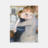 Moeder en kind, Mary Cassatt Fleece Deken (Voorkant)