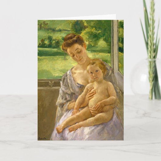 Moeder en kind | Mary Cassatt Kaart (Voorkant)