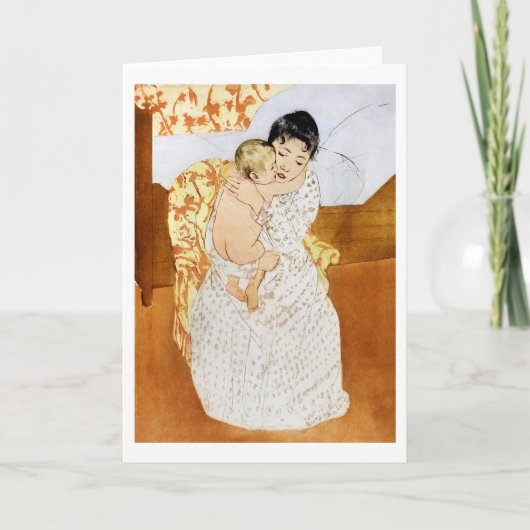 Moeder en kind, Mary Cassatt Kaart (Voorkant)