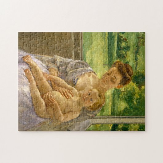 Moeder en kind | Mary Cassatt Legpuzzel (Horizontaal)