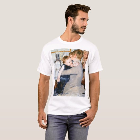 Moeder en kind, Mary Cassatt T-shirt (Voorkant volledig)