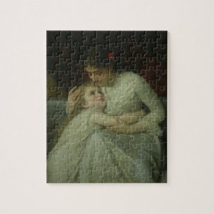 Moeder en kind (olie op doek) legpuzzel