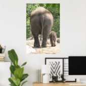 Moeder en kind poster (Thuiskantoor)