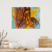 moeder en kind poster (Keuken)