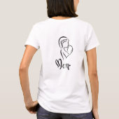 Moeder en kind T-shirt (Achterkant)