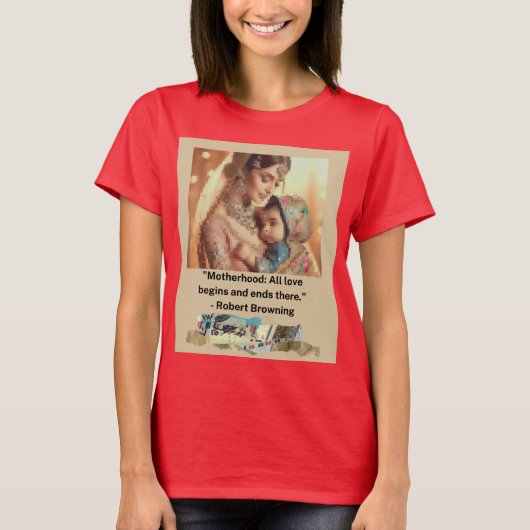 Moeder en kind T-shirt (Voorkant)