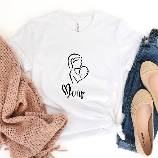 Moeder en kind T-shirt