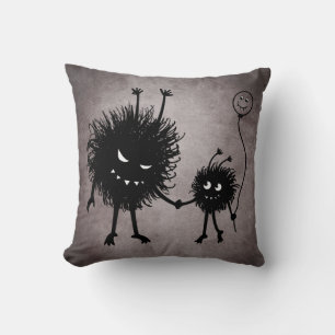 Moeder en kind van de familie Cute Gothic Kussen