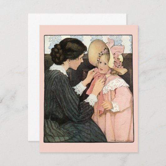  moeder en kind van Jessie Willcox Smith (Voorkant / Achterkant)