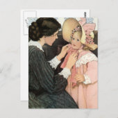 moeder en kind van Jessie Willcox Smith Briefkaart (Voorkant / Achterkant)