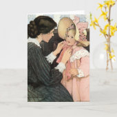  moeder en kind van Jessie Willcox Smith Kaart (Gele Bloem)