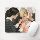  moeder en kind van Jessie Willcox Smith Muismat (Met muis)