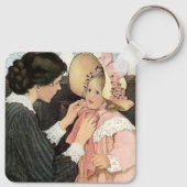  moeder en kind van Jessie Willcox Smith Sleutelhanger (Achterkant)