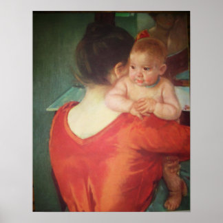 MOEDER EN KIND VAN MARY CASSATT Poster