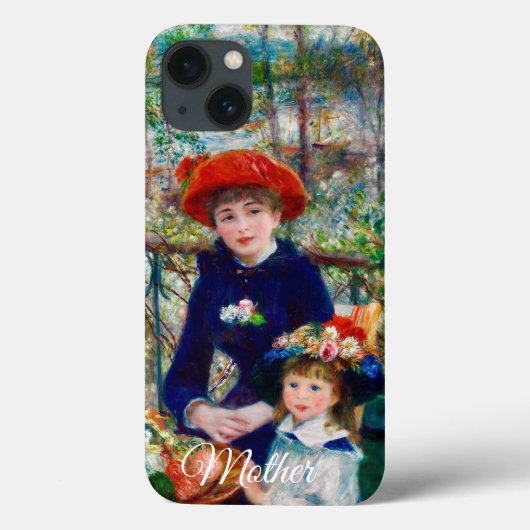 Moeder en kind van Renoir Case-Mate iPhone Case (Achterkant)