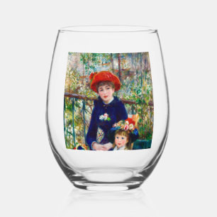 Moeder en kind van Renoir Wijnglas Zonder Voet