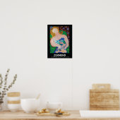 "Moeder en kind" van Zermeno Poster (Keuken)
