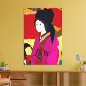 Moeder en Kind Verpakt Canvas Afdruk (Insitu (Woonkamer))