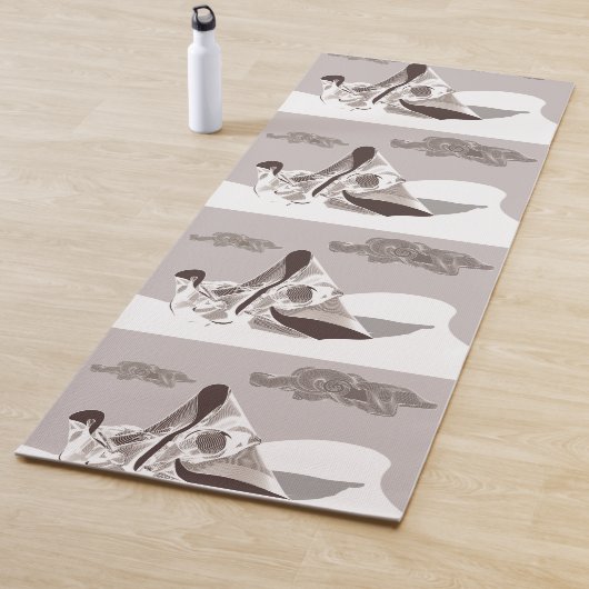 Moeder en kind yogamat (In situ)
