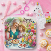 Moeder en Kinder Happy Moederdag Paper Bord (Feest)