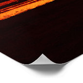 Moeder en kinder silhouetten poster (Hoek)