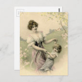  moeder- en kinderdansen briefkaart (Voorkant / Achterkant)