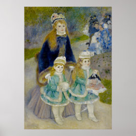Moeder en kinderen - Renoir Poster