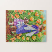 Moeder- en kindfeiries Papierveld Unicorn Speelgoe Legpuzzel (Horizontaal)