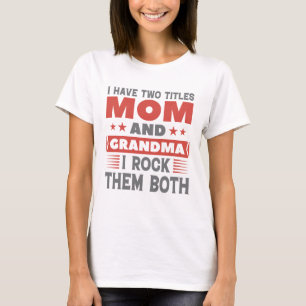 Moeder En Oma T-shirt