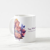 Moeder en zoon Happy Moederdag Koffiemok (Voorkant links)