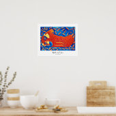 Moeder en Zoon Schilderij Poster (Keuken)