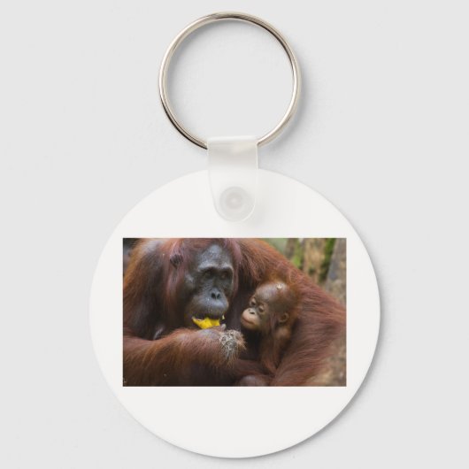 Moeder en zoon sleutelhanger (Voorkant)