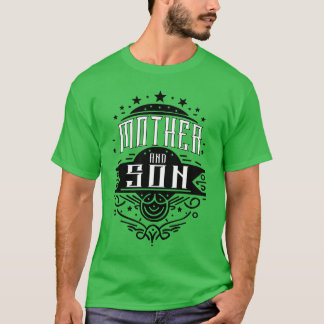 Moeder en zoon speciale connectie t-shirt