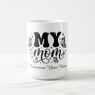 Moeder Esthetische Vlinder Moederdag Shirt Koffiemok
