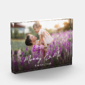 Moeder Familie Quote Foto Typografie Script (Links)