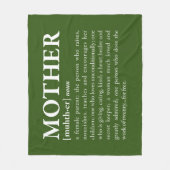 Moeder Fleece Deken (Voorkant)