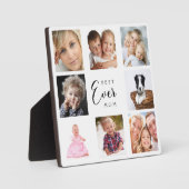 Moeder foto collage zwart fotoplaat (Voorkant)